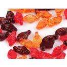 Műanyag levélke gyöngy vegyes 5x10mm átlátszó - 1 mix narancssárga (500 g-os csomagolás) Műanyag levélke gyöngy vegyes 5x10mm átlátszó - 1 mix narancssárga (500 g-os csomagolás)