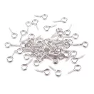 Csavarozható szem 10 mm - 1 ezüst (500 db-os csomagolás)