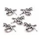 Fityegő fém ló 15x18 mm