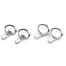 Brosshíd klasszikus zárral és hajcsattal 30x44 mm - 1 platina (2 db-os csomagolás) Brosshíd klasszikus zárral és hajcsattal 30x44 mm - 1 platina (2 db-os csomagolás)