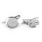 Brosshíd klasszikus zárral és hajcsattal 30x44 mm - 1 platina (10 db-os csomagolás)