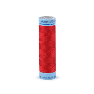   Pamutcérna 100 m cimkeszáma 50 Triana Amann - 0501 True Red (5 db-os csomagolás)