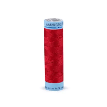   Pamutcérna 100 m cimkeszáma 50 Triana Amann - 0504 Aurora Red (20 db-os csomagolás)