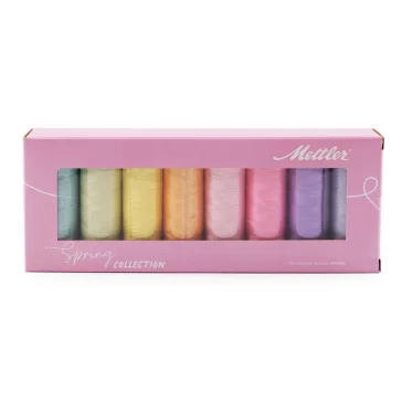   Pamut cérna készlet Silk-finish Mettler 8x150 m - 2 mix téli (1 szett)