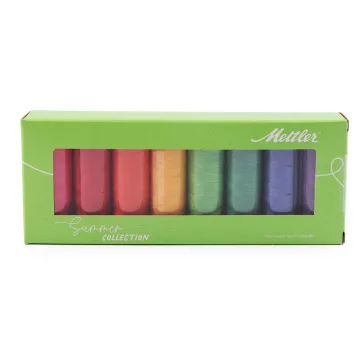   Pamut cérna készlet Silk-finish Mettler 8x150 m - 2 mix téli (1 szett)