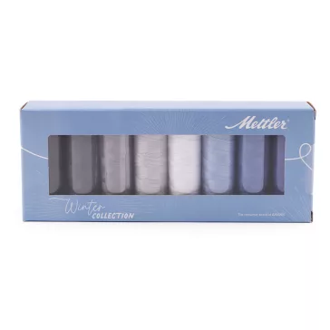  Pamut cérna készlet Silk-finish Mettler 8x150 m - 4 mix téli (4 szett)