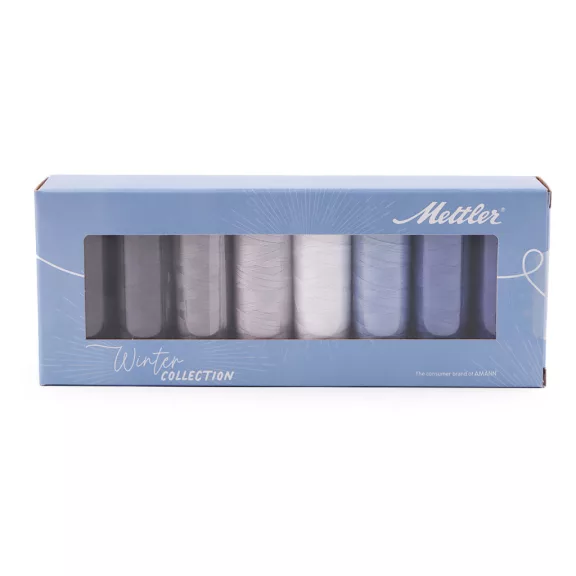 Pamut cérna készlet Silk-finish Mettler 8x150 m - 4 mix téli (4 szett) Pamut cérna készlet Silk-finish Mettler 8x150 m - 4 mix téli (4 szett)