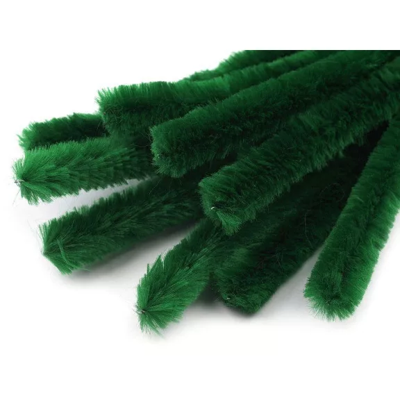 Zseníliadrót szájmaszk felső részébe Ø15 mm hossza 30 cm - 4 fenyőzöld (200 db-os csomagolás) Zseníliadrót szájmaszk felső részébe Ø15 mm hossza 30 cm - 4 fenyőzöld (200 db-os csomagolás)