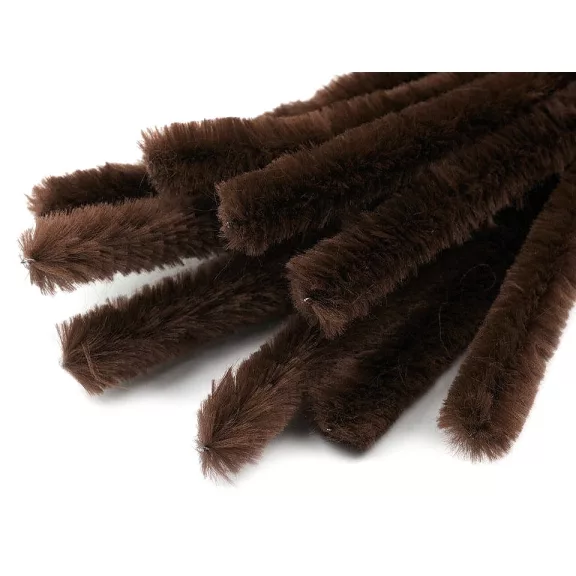 Zseníliadrót szájmaszk felső részébe Ø15 mm hossza 30 cm - 9 barnás (10 db-os csomagolás) Zseníliadrót szájmaszk felső részébe Ø15 mm hossza 30 cm - 9 barnás (10 db-os csomagolás)