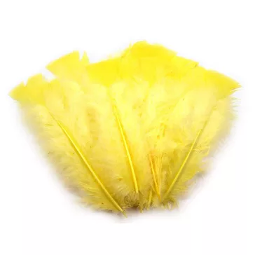 Pulyka toll hossza 11-17 cm - 6 sárga (5 zacskó)