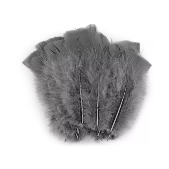 Pulyka toll hossza 11-17 cm - 34 szürke (1 zacskó) Pulyka toll hossza 11-17 cm - 34 szürke (1 zacskó)