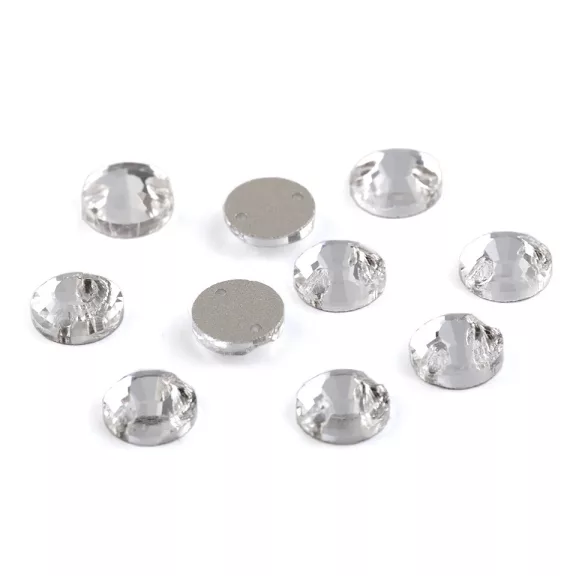 Felvarrható csiszolt kövek Ø8 mm - crystal (588 db-os csomagolás) Felvarrható csiszolt kövek Ø8 mm - crystal (588 db-os csomagolás)