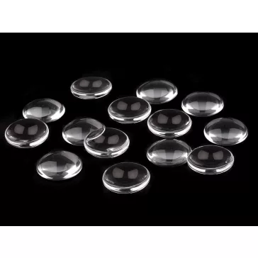   Üveg kaboson átlátszó Ø20 mm - Transparent (300 db-os csomagolás)