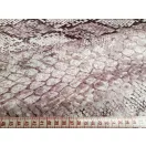 Kígyó mintás pamut szatén 220 cm széles Kígyó mintás pamut szatén 220 cm széles