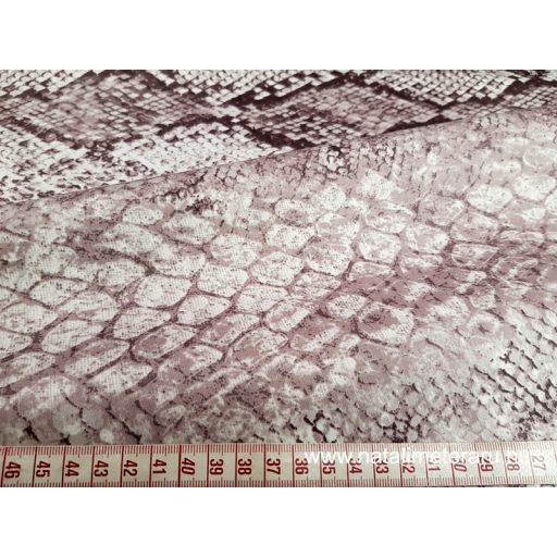 Kígyó mintás pamut szatén 220 cm széles