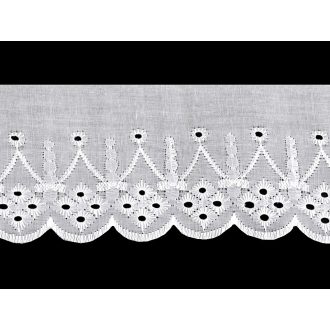 Madeira csipke szalag 75 mm