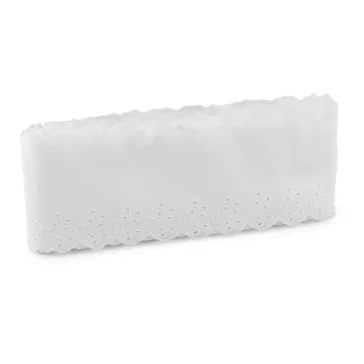   Pamut madeira csipke szalag 10 cm - 2 krémszín (40,5 m-os csomagolás)