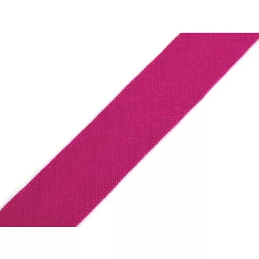   Pamut ferdepánt 14 mm bevasalt - 327 222 fukszia sötét (100 m-os csomagolás)