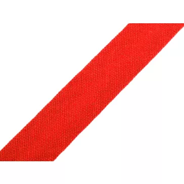   Pamut ferdepánt 14 mm bevasalt - 327 132 piros (100 m-os csomagolás)