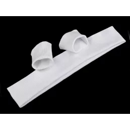   Elasztikus bordázott passzé széles 7 cm szett (2x ujj, 1x derékpánt)