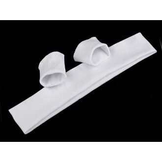   Elasztikus bordázott passzé széles 7 cm szett (2x ujj, 1x derékpánt)