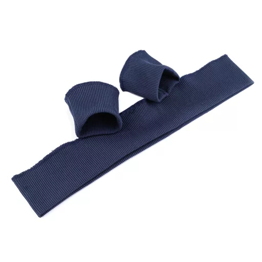 Elasztikus bordázott passzé széles 7 cm szett (2x ujj, 1x derékpánt)