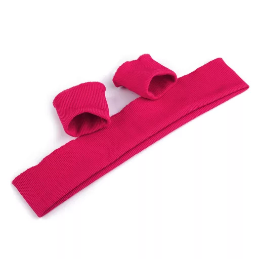 Elasztikus bordázott passzé széles 7 cm szett (2x ujj, 1x derékpánt)