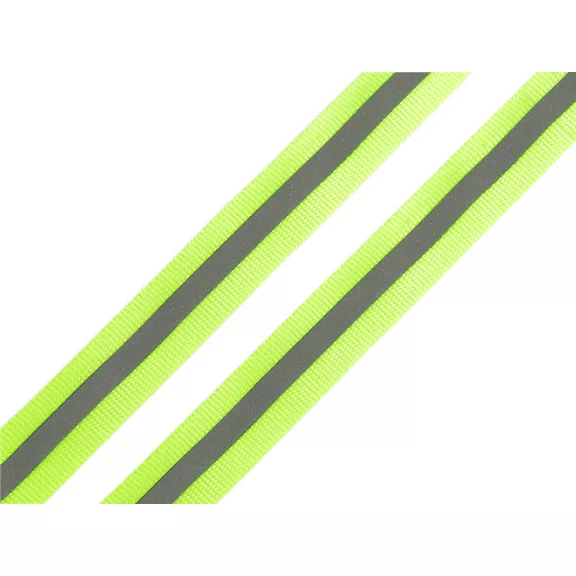 Fényvisszaverő sáv szélessége 15 mm szövetre - 3 vakító sárgászöld neon (100 m-os csomagolás) Fényvisszaverő sáv szélessége 15 mm szövetre - 3 vakító sárgászöld neon (100 m-os csomagolás)