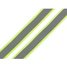 Fényvisszaverő sáv szélessége 15 mm szövetre - 3 vakító sárgászöld neon (100 m-os csomagolás) Fényvisszaverő sáv szélessége 15 mm szövetre - 3 vakító sárgászöld neon (100 m-os csomagolás)
