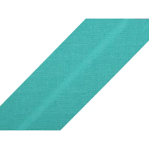 Pamut ferdepánt 20 mm vasalt - 700 341 türkiszzöld (25 m-es csomagolás) Pamut ferdepánt 20 mm vasalt - 700 341 türkiszzöld (25 m-es csomagolás)