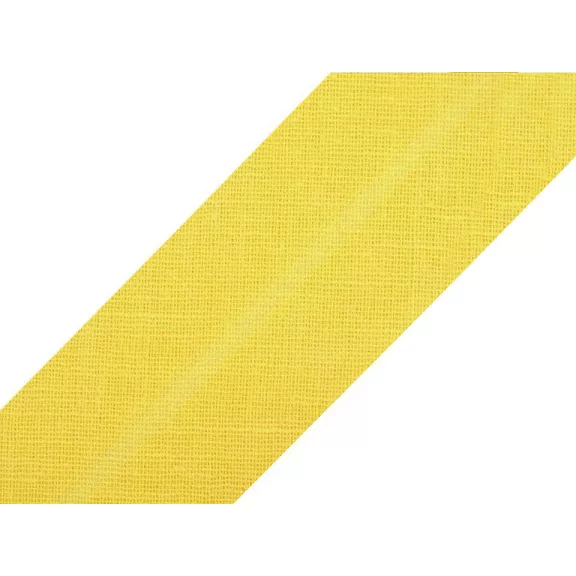 Pamut ferdepánt 20 mm vasalt - 143 552 vil. sárga (25 m-es csomagolás) Pamut ferdepánt 20 mm vasalt - 143 552 vil. sárga (25 m-es csomagolás)