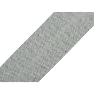   Pamut ferdepánt 20 mm vasalt - 900 113 szürke (25 m-os csomagolás)