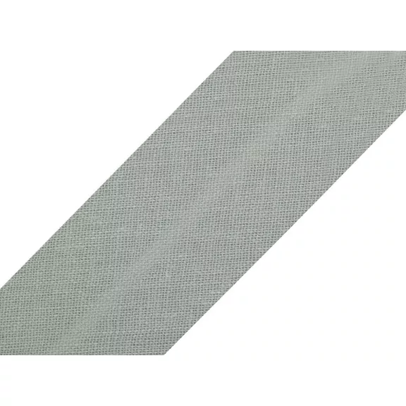 Pamut ferdepánt 20 mm vasalt - 900 113 szürke (150 m-os csomagolás) Pamut ferdepánt 20 mm vasalt - 900 113 szürke (150 m-os csomagolás)