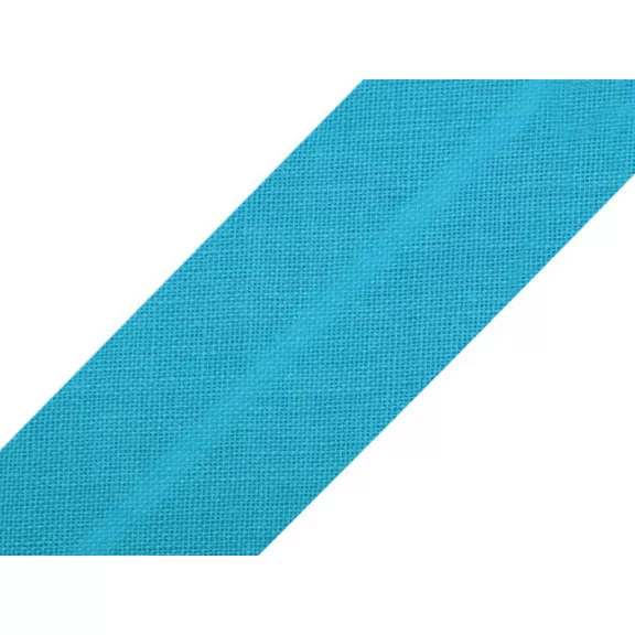 Pamut ferdepánt 20 mm vasalt - 596 122 türkisz (25 m-es csomagolás) Pamut ferdepánt 20 mm vasalt - 596 122 türkisz (25 m-es csomagolás)