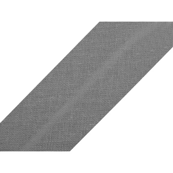 Pamut ferdepánt 20 mm vasalt - 900 351 zavarosszürke (25 m-es csomagolás) Pamut ferdepánt 20 mm vasalt - 900 351 zavarosszürke (25 m-es csomagolás)
