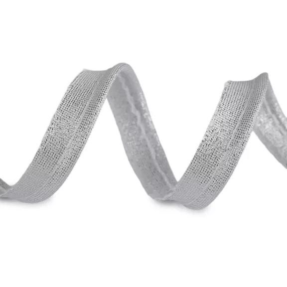 Lurex szegély / zsinór szélessége 10 mm - 1 ezüst (22,5 m-es csomagolás) Lurex szegély / zsinór szélessége 10 mm - 1 ezüst (22,5 m-es csomagolás)