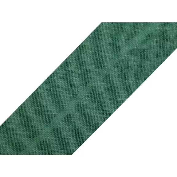 Pamut ferdepánt 30 mm bevasalt - 754 551 fenyőzöld (25 m-es csomagolás) Pamut ferdepánt 30 mm bevasalt - 754 551 fenyőzöld (25 m-es csomagolás)