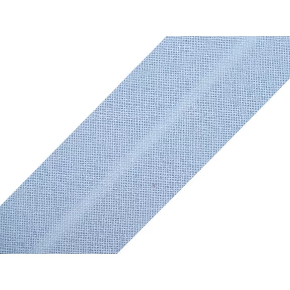 Pamut ferdepánt 30 mm bevasalt - 500 155 világoskék (25 m-es csomagolás) Pamut ferdepánt 30 mm bevasalt - 500 155 világoskék (25 m-es csomagolás)