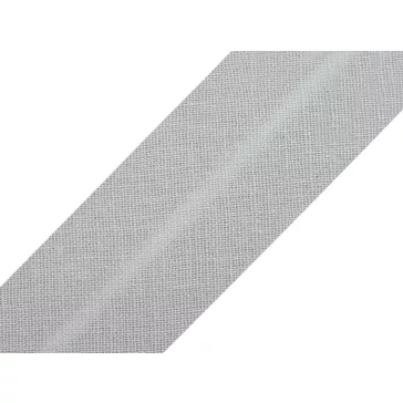   Pamut ferdepánt 30 mm bevasalt - 943 251 világos szürke (150 m-os csomagolás)