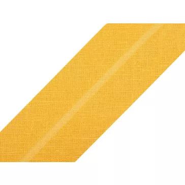   Pamut ferdepánt 30 mm bevasalt - 143 662 tojássárgás (150 m-os csomagolás)