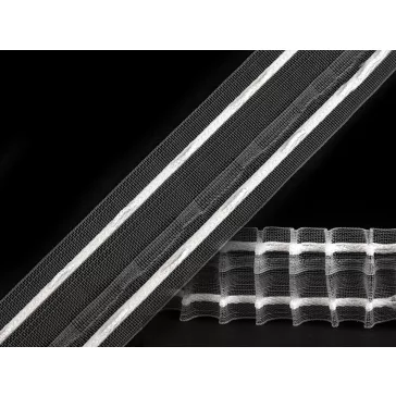   Függönyb behúzó szélesség 40mm ceruza behúság - átlátszó (200 m-os csomagolás)