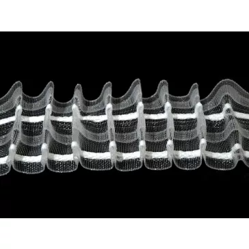   Függönybehúzó szélessége 50 mm ceruza ráncolás - átlátszó (150 m-os csomagolás)