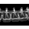 Függönybehúzó szélessége 50 mm zsabós behúzás 1:2,25 - Transparent (50 m-es csomagolás)