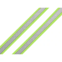 Fény visszaverő szalag 10 mm szövet anyagon