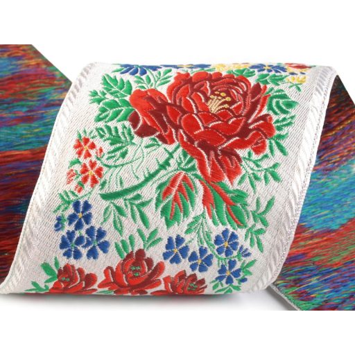 Népviseleti Matyó mintás szalag 10 cm