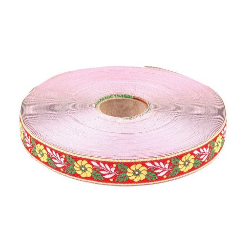 Népviseleti mintás szalag 25 mm