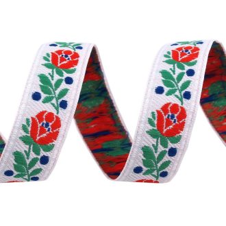 Népviseleti mintás szalag 18 mm