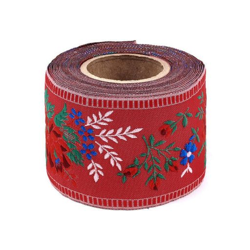 Népviseleti mintás szalag 55 mm