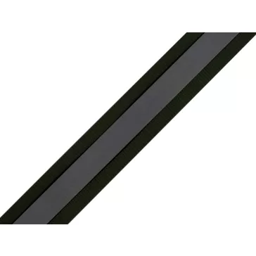   Fényvisszaverő pánt szélessége 20 mm szövöt anyagon - 3 fekete (100 m-os csomagolás)