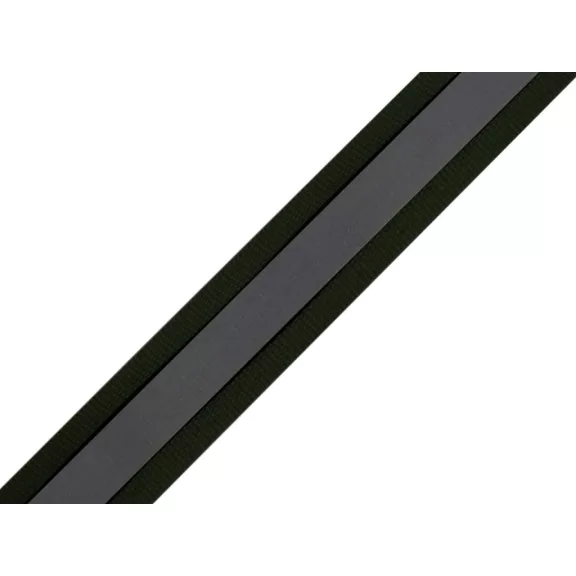 Fényvisszaverő pánt szélessége 20 mm szövöt anyagon - 3 fekete (100 m-os csomagolás) Fényvisszaverő pánt szélessége 20 mm szövöt anyagon - 3 fekete (100 m-os csomagolás)